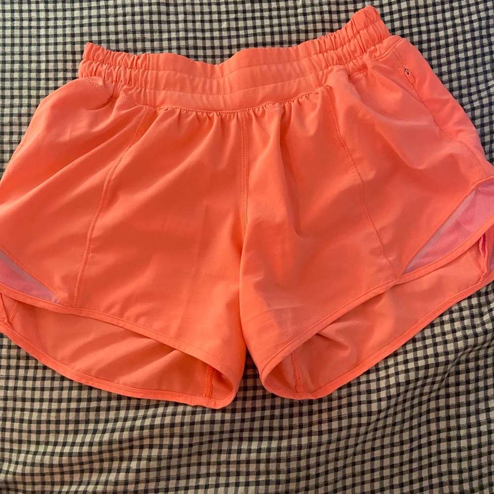 Sunset Pink Lululemon Hotty Hot Shorts